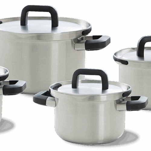 BK Pannenset Flow Cool - RVS - 4 Delig