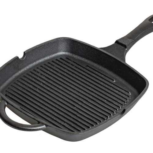 Blackwell Grillpan Gietijzer / Skillet 23 x 23 cm - zonder anti-aanbaklaag