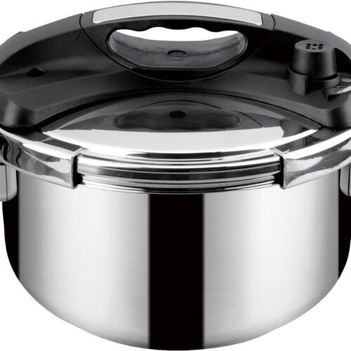 Cheffinger Snelkookpan - 22cm - 6L - RVS - Snelkoker - Inductie