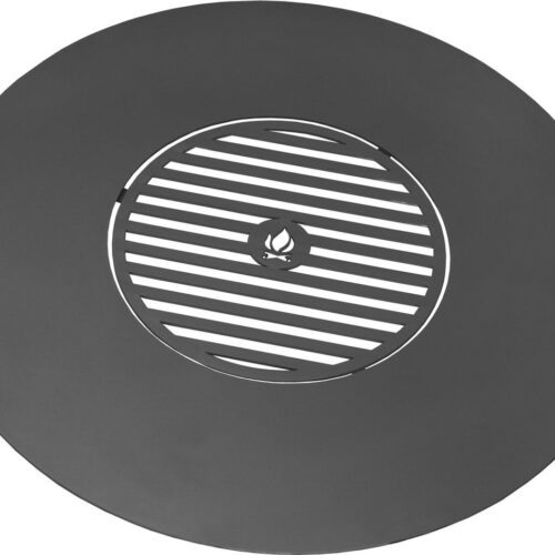 CooKKing Grillplaat Met Grillrooster-102 cm - Hoge Kwaliteit Staal - Handgemaakt in Europa