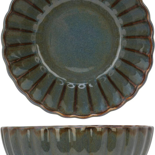 Cosy & Trendy Kommen Astera Ocean Grijs - ø 17 cm / 800 ml - 4 Stuks