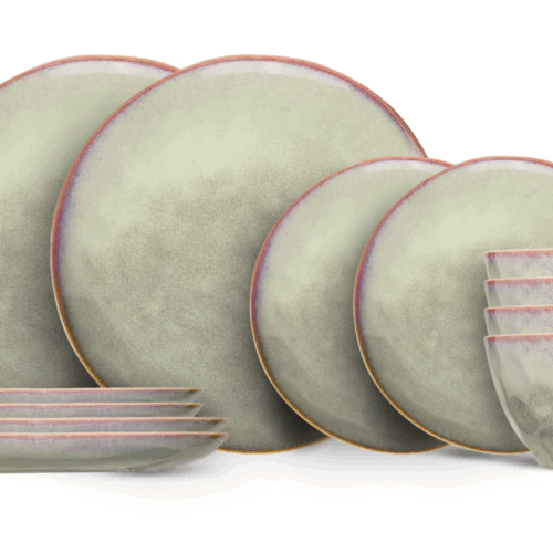 Cosy & Trendy Serviesset Trentino 12-Delig / 4 personen - 4 dinerborden, 4 ontbijtborden en 4 soepkommen