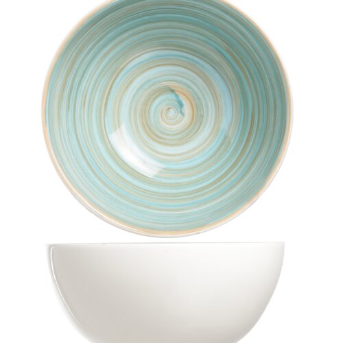 Cosy & Trendy Soepkommen Turbolino Blauw ø 15 cm - 6 stuks / 500 ml - 6 stuks