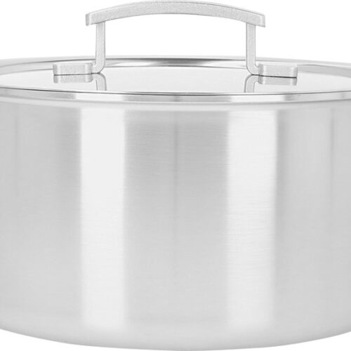 Demeyere - Industry 5 Kookpan met deksel 24 cm - RVS - Dichte rand