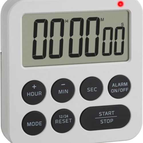 Digitale Kookwekker met Stopwatch en LED Waarschuwingslicht - Tot 99 uur