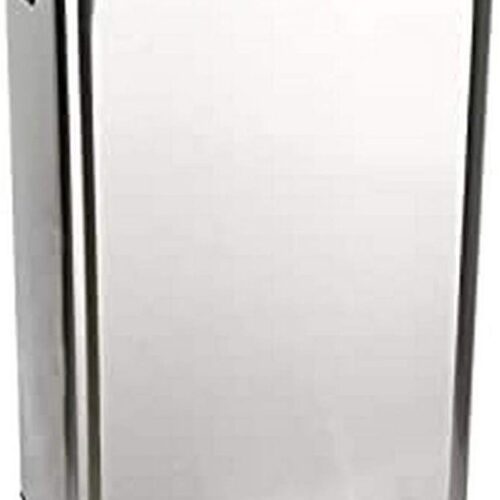 Duo Vuilnisemmer van roestvrij staal, 60 liter (2 x 30 l), afvalscheidingssystemen met 2 binnenemmers, pedaalemmer, afvalemmer, prullenbak, chroom