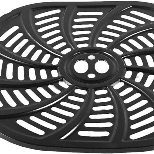 EGoods - Grillpan voor Airfryer met Anti-aanbaklaag en Vervangende Onderdelen - Rekbak Crisper Plaat met Grillplaat