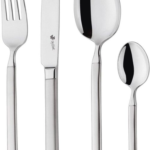 Elegante 24-delige bestekset voor 6 personen | Stijlvol en duurzaam design | Vaatwasmachinebestendig 18/10 roestvrij staal