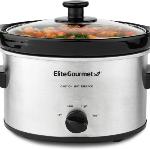 Elektrische Slowcooker met Instelbare Temperatuur - 2,27 L - Vaatwasmachinebestendig