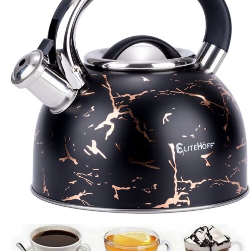 Elitehoff Elegance 3L Waterkoker Zwart - Inductie Geschikt