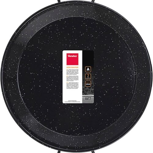Geëmailleerde stalen Paella Pan voor 9 porties - 40 cm