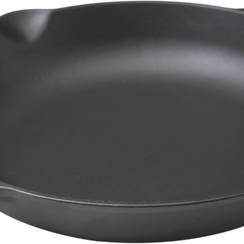 Gietijzeren Paella Pan 33cm - Voor Inductie, Gas, Oven en BBQ