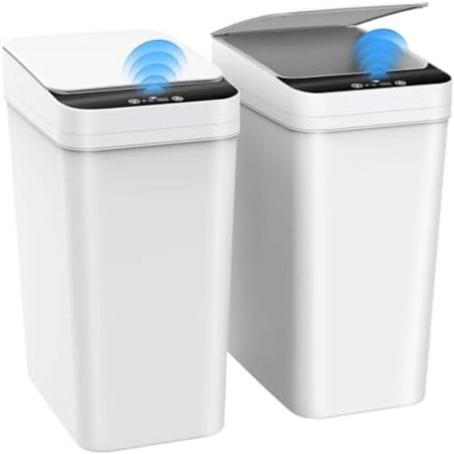 Gravora Slimme Prullenbak Set van 2 - Automatische Afvalemmer met Sensor
