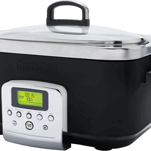 GreenPan Elite Slowcooker Zwart 6 Liter