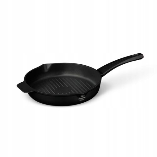 Grillpan 26 cm Matte Black-Rose Gold | titanPro anti-aanbaklaag
