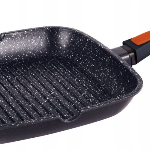 Grillpan 28cm met Marmercoating - Geschikt voor Inductie