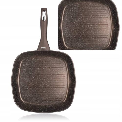 Grillpan Granite Brown 28 cm Kwadrat Anti-aanbak Inductie