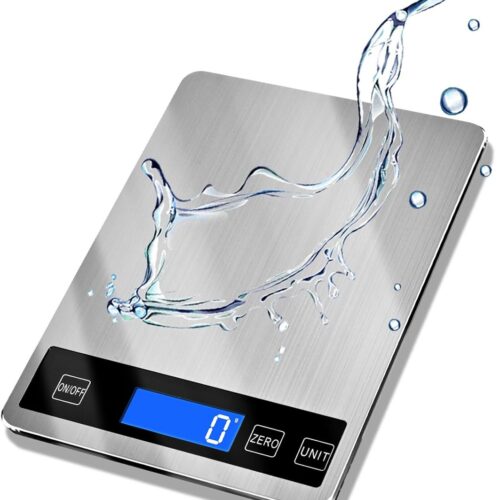 Gsedaox-Keukenweegschaal-Weegschaal Keuken-Digitale Keukenweegschaal-1 gram-15 kg-RVS