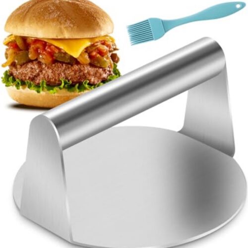 Hamburgerpers - Hamburger pers - BBQ Accesoires - BBQ Gereedschap - Burger press - Burger smasher - Zwart