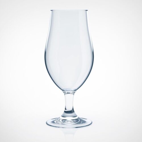 HappyGlass - Mister Gustav Bierglas 500 ml Set van 6 Stuks - Kunststof - Transparant