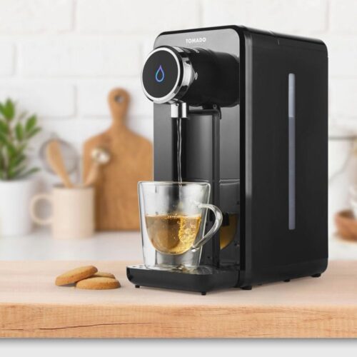 Heetwaterdispenser met instant waterkoker - 2,5 liter - Zwart