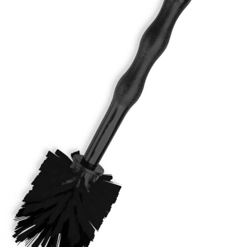 Ibenzoa® Universele Afwasborstel voor Keukenmachines met Robuuste Nylon Borstelharen - Volledig Zwart