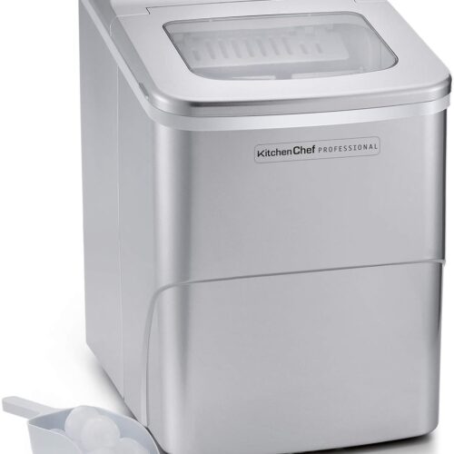 Ijsblokjesmachine 80W - 10-12 kg/24 uur - Stille compressor en automatische uitschakeling