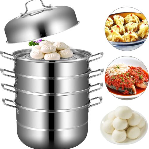 Jemaison® - Stoompan 5-laags - roestvrij staal - Ø28