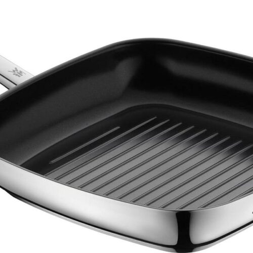 Keramische Grillpan 28 cm met TransTherm Bodem - Geschikt voor Alle Warmtebronnen en Ovenbestendig
