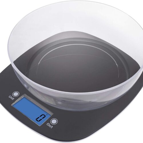 Keukenweegschaal digitaal met kom - Incl Kom - Digitaal - Wegen - Keukenapparatuur - Keukenweegschaal - Precisie weegschaal - Koken -