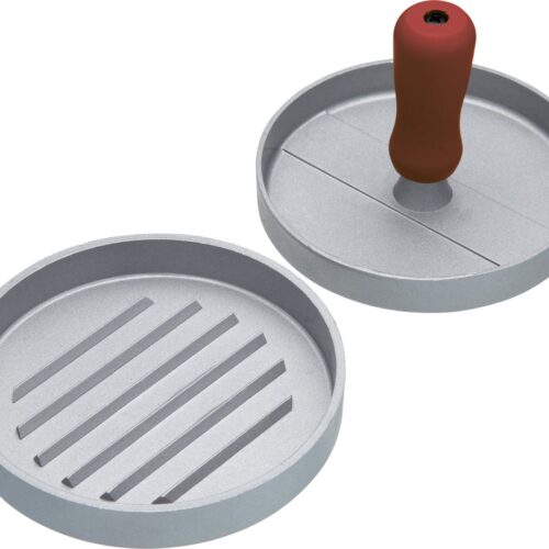 KitchenCraft Home Made Hamburger maker - Hamburger pers Quarter Pounder Antiaanbaklaag