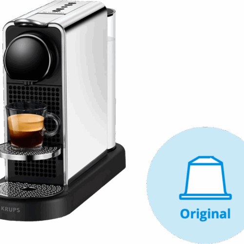 Krups Nespresso CitiZ Platinum XN610D RVS