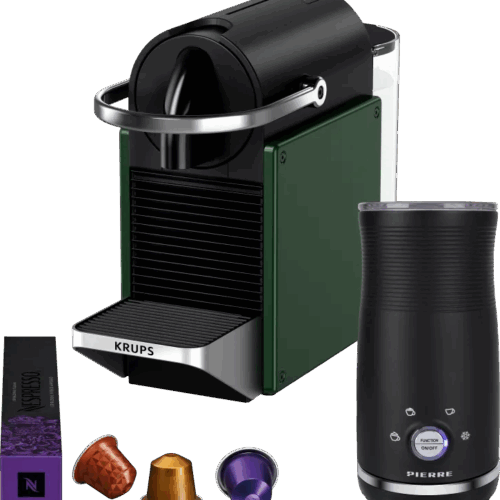 Krups Nespresso Pixie XN3063 + Pierre Melkopschuimer