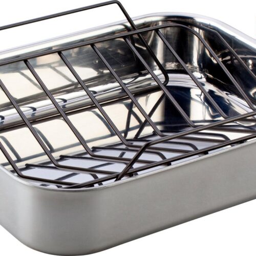 Le Creuset Magnetik Braadslede - 35x25 cm Met Grillinzet