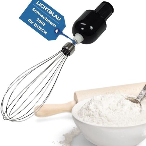 Lichtblauwe garde 2862 met tandwielaandrijving 657378 657379 voor Bosch staafmixer I vervangende garde geschikt voor MS6B MS6C MSM6S I 12019198 accessoires keukenmachine Bosch