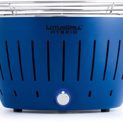 LotusGrill Classic Hybrid Tafelbarbecue - Ø350mm - Diepblauw