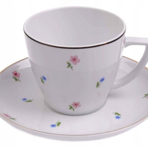 Lubiana Beata/Dorota Kop & Schotel 350ml - Jastra Bloemendesign Goud