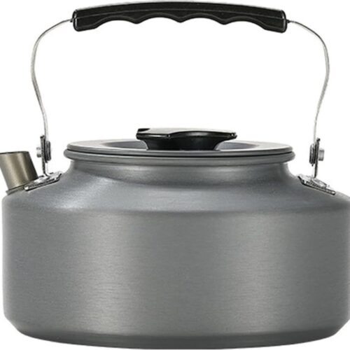 MKSS® Fluitketels Voor op Gas - Waterkoker - Heetwaterdispenser - Camping - Grijs