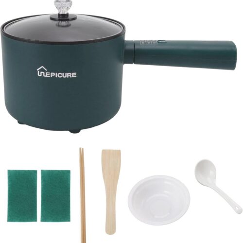 Mini Elektrische Hot Pot 1.8L - Multifunctionele Antiaanbak Pot voor Slaapzaal