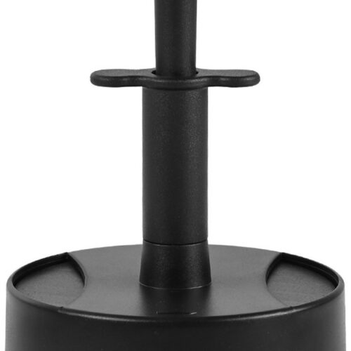 PULUZ 1 Stuks Ronde Hamburger Pers - Zwarte ABS Plastic Druk Pers Voor Gehakt - Anti-Aanbak Keuken Tool - Handmatige Vleespers Voor Thuisgebruik