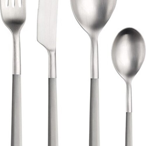 Pintinox Hive Taupe 24-Delige Bestekset - Rvs & ABS