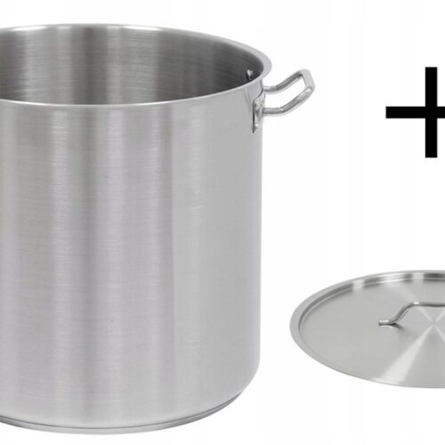 Professionele RVS Soeppan met Deksel - 71,6L - 45cm