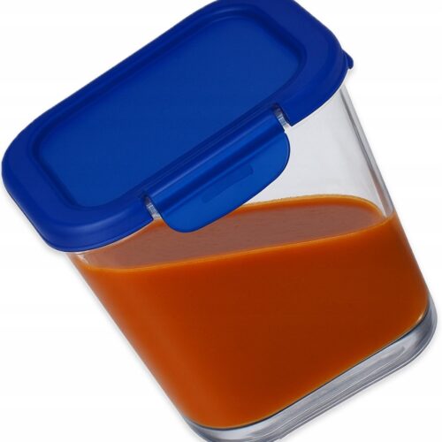 Pyrex Glazen Bewaarbakje met Deksel 0,8L - Luchtdicht & Ovenbestendig