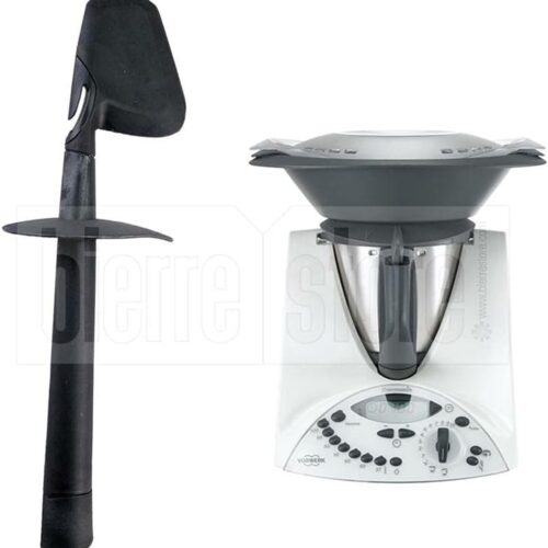 QTTVBTNA -Spatel voor keukenmachine TM5, TM6 & TM31 - Duurzame kunststof deegschraper - Handig vervangend accessoire in zwart