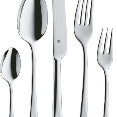 RFWR® 60-delige Bestekset voor 12 Personen - Vaatwasmachinebestendig Cromargan Roestvrij Staal