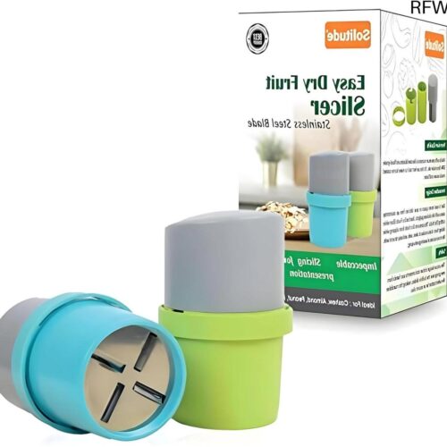 RFWR® Multifunctionele Droge Fruitsnijder en Keukenmachine met 3-in-1 Mes