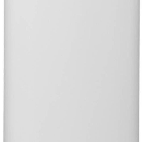 Ronde afvalemmer 30 liter - wit met bamboedeksel - 1 stuk