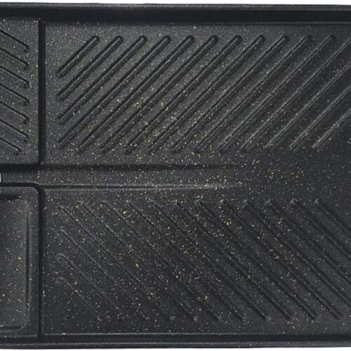 Rookloze Rechthoekige Grillpan voor BBQ en Bakken