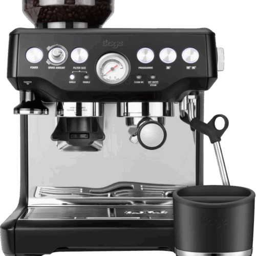 Sage Barista Express Black Truffle + uitklopbak