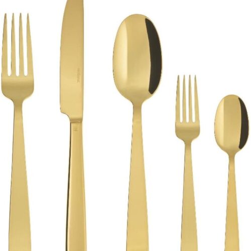 Sambonet Bestekset Flat - Goud - 30 delig / 6 personen